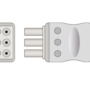 Spacelabs ECG Lead Set: 3 Leads Tru-Link Style 35in Snap