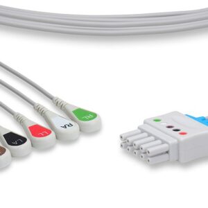 Spacelabs ECG Lead Set: 5 Leads Tru-Link Style 35in Snap