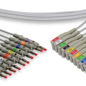 Quinton EKG Leadwire Set, 10 Leads Banana