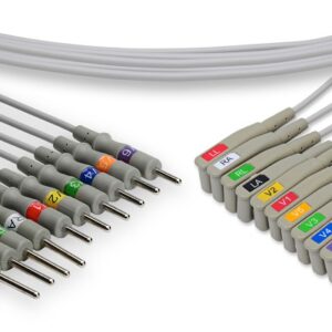 Quinton Q710 EKG Leads 10 Leads Needle