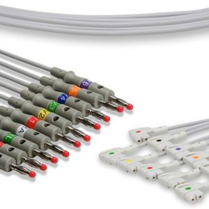 Philips Trim Touch Leadwires 989803129161: Set 10 Leads AHA Banana