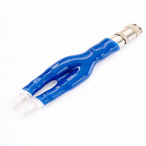 Medline Original NIBP Y Adapter, Blue, 1 x BP15 and 2 x 10651, single piece, 1/8 Barb