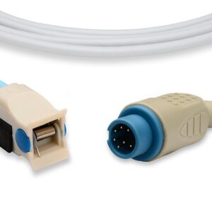 Mindray BeneView T5, T8 SpO2 Sensor, 9 Foot Cable: Pediatric Clip