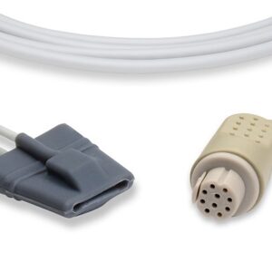 Datex OXY-F4-N SpO2 Sensor, 9 Foot Cable: Pediatric Soft