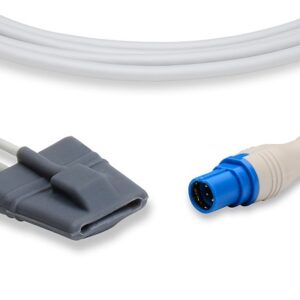 Siemens Drager SpO2 Sensor, 9 Foot Cable: Pediatric Soft