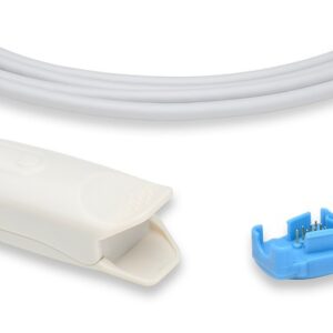 Short, 3 foot Sensor Ohmeda OxyTip Reusable: Adult Clip