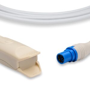 Siemens Drager SpO2 Sensor, 9 Foot Cable: Adult Clip