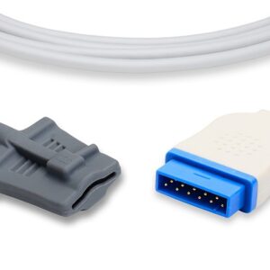GE Marquette (Masimo) SpO2 Sensor, 9 Foot Cable: Adult Soft
