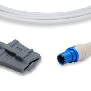 Siemens Drager SpO2 Sensor, 9 Foot Cable: Adult Soft