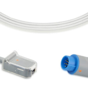 Biolight Compatible SpO2 Adapter Cable, 12 pin distal connector, 8 ft