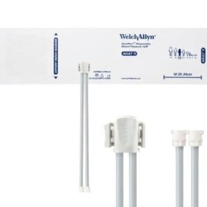Welch Allyn Inc. Original Cuff, Soft, 2-Tube, Locking, Adult (11), Box of 20