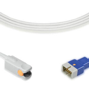 Nellcor Oxi-Max SpO2 Sensor, 9 Foot Cable: Pediatric Clip