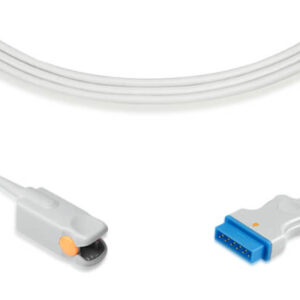 GE Marquette (Nellcor) SpO2 Sensor, 9 Foot Cable 407705-006: Pediatric Clip