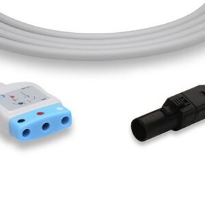 CAS Med 750 Trunk Cable for ECG: 3 Leads AHA