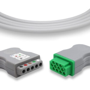 5 Lead Marquette ECG Trunk for DIN Leads