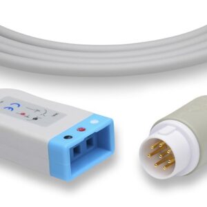Philips 8 pin Trunk Cable for ECG: 3 Leads AHA