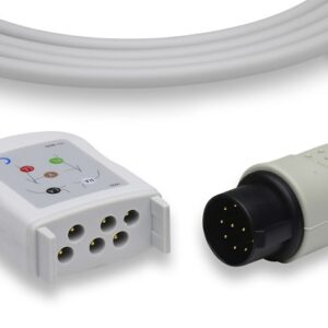 Nihon Kohden Trunk Cable for ECG: 5 Leads AHA