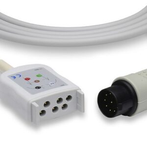 Nihon Kohden Trunk Cable for ECG: 5 Leads AHA