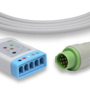 Fukuda Denshi Trunk Cable for ECG: 5 Leads AHA