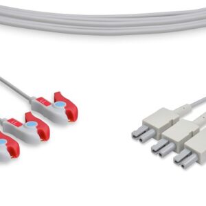 ECG Lead Set Set of 3 M1523A (Clip/Grabber, 35", Red)